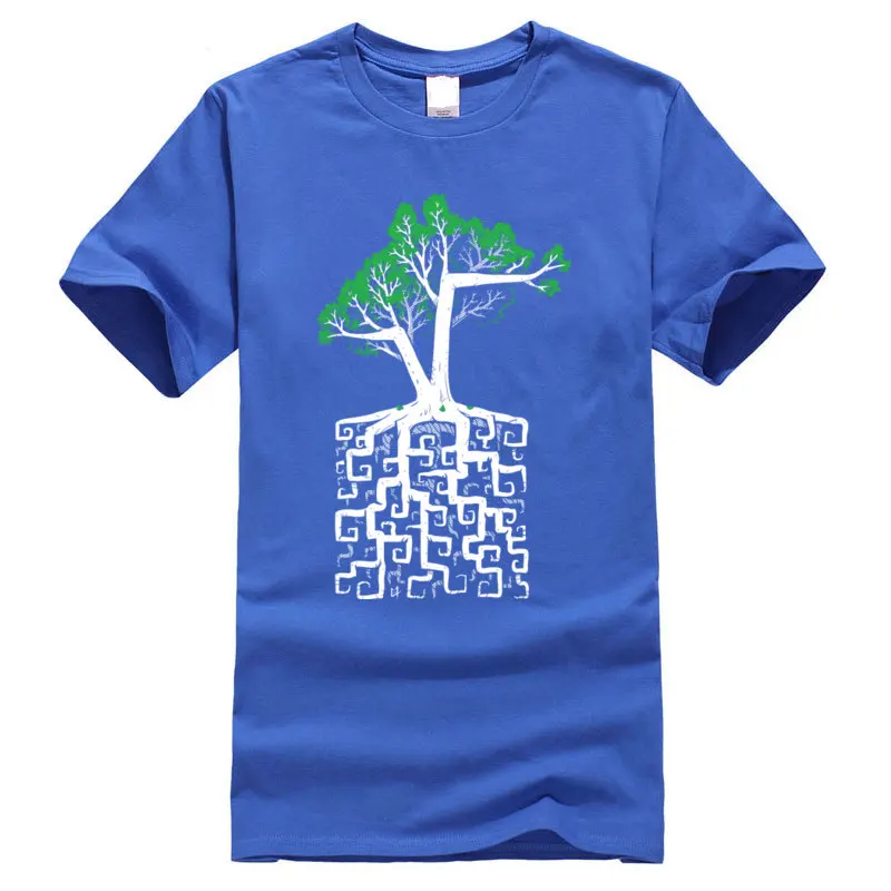 Labirintas Kvadratinės Šaknies Matematikos Marškinėliai Fizinės Chemijos Mokslo Medis Universiteto T-Shirt Vyrams Spausdinami 3D Derliaus Mens Viršūnes Tees