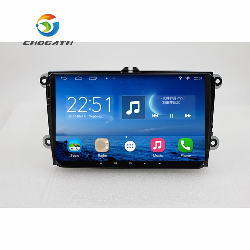 CHOGATH Android 9.0 Automobilių radijo DVD GPS Volkswagen skoda Passat B6 / B7 / B5/ CC/Transporter T5 /sharan/touran/polo TIGUAN