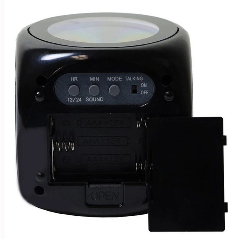 LED Laikrodis-Žadintuvas Projektoriaus Lempa Naktį, Šviesos, Skaitmeninis Laiko Balso Temperatūra Projekciniai Žibintai, Miegamojo Namų Puošybai