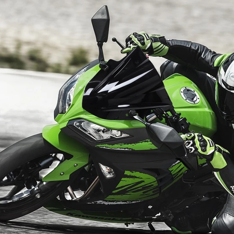 Motociklo priekinio Stiklo, Priekinio stiklo Dvigubas Burbulas už Kawasaki Ninja 300 EX300 2013 m. m. m. 2016 m. 2017 Motociklo Priedai