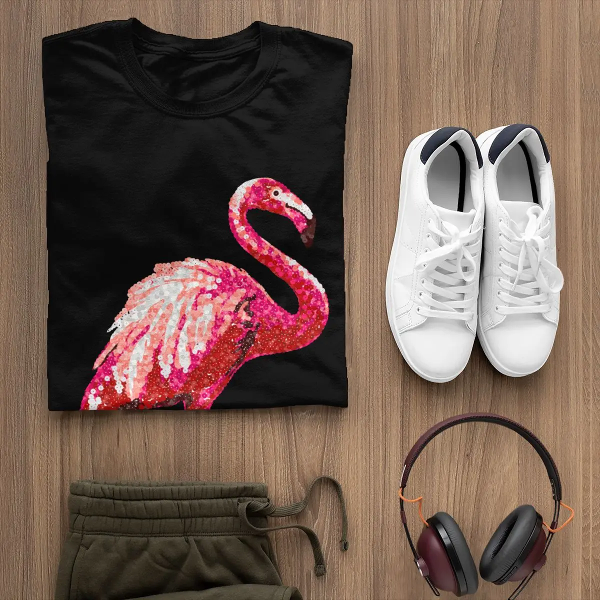 Pink Flamingo Marškinėliai China Spausdinti Atogrąžų Flamingo Paukščių T-Shirt 5xl Trumpas Rankovės Marškinėliai Spausdinami Marškinėlius