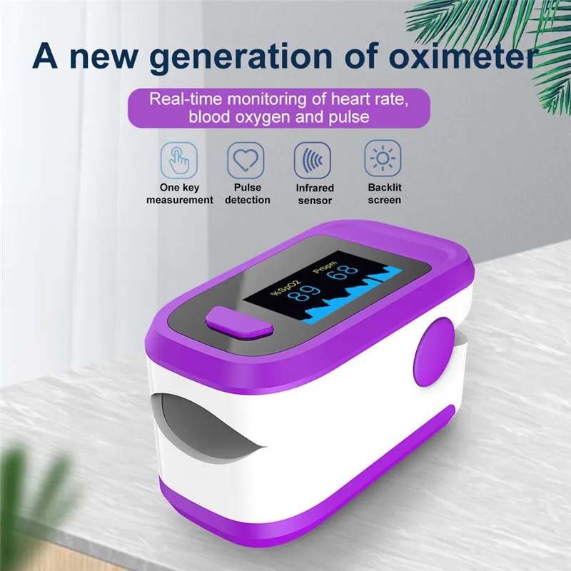 Piršto Pulse Oximeter OLED SpO2 Širdies ritmo Oximeter Kraujo Deguonies Įsotinimo Metrų Oximieter Sveikas Priežiūros Skaitmeninis Termometras