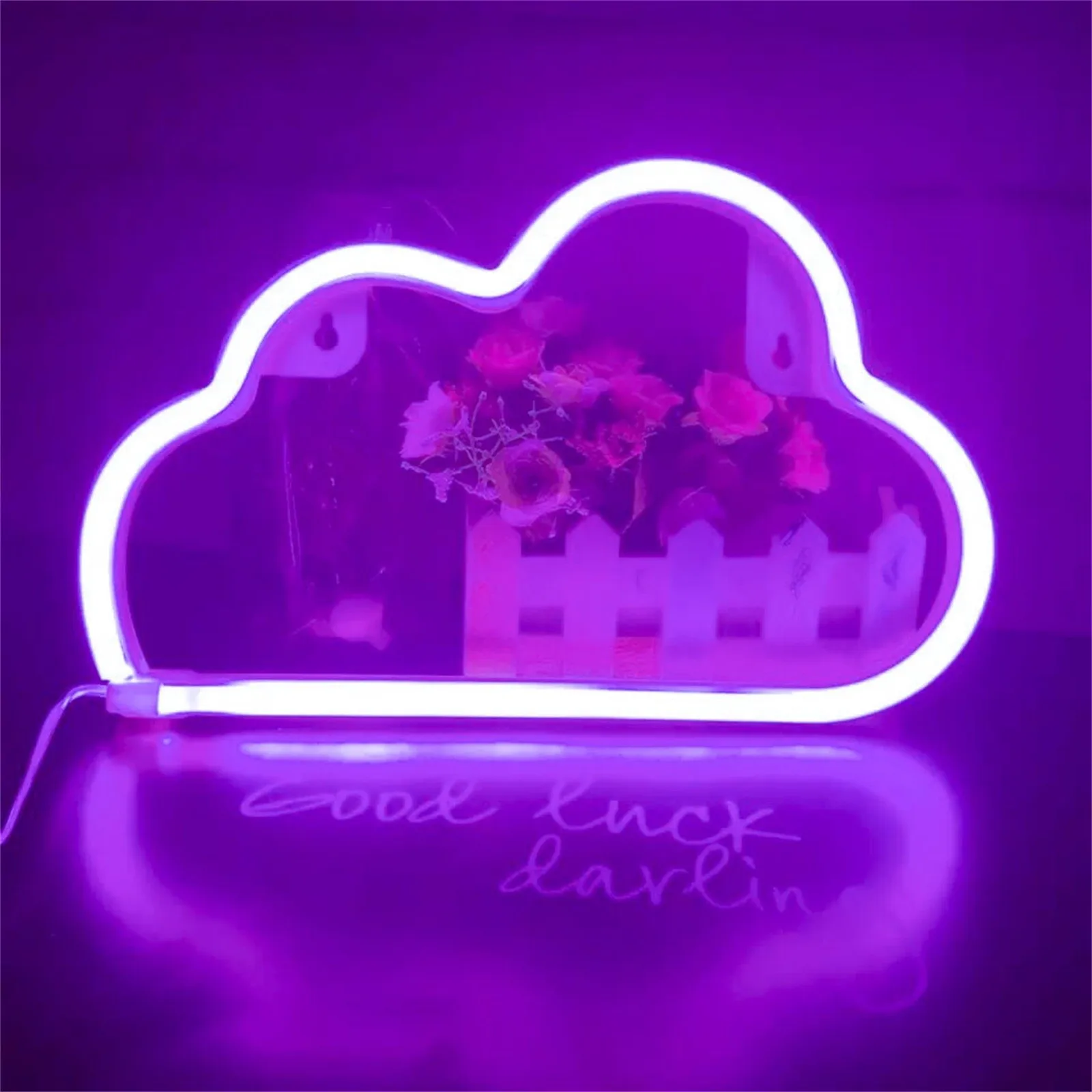 LED Cloud Design Neoninis Ženklas Naktį Šviesos Meno Dekoratyvinis Apšvietimas Plastikiniai Sienos Lempos Vaikams, Kūdikio Kambarys Atostogų Apšvietimas