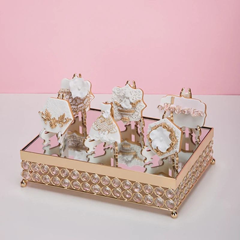 Karštas pyragas stovėti cupcake dėklas torto įrankius, namų puošybai desertas stalo dekoravimo šalies tiekėjams Vestuvių Ekranas