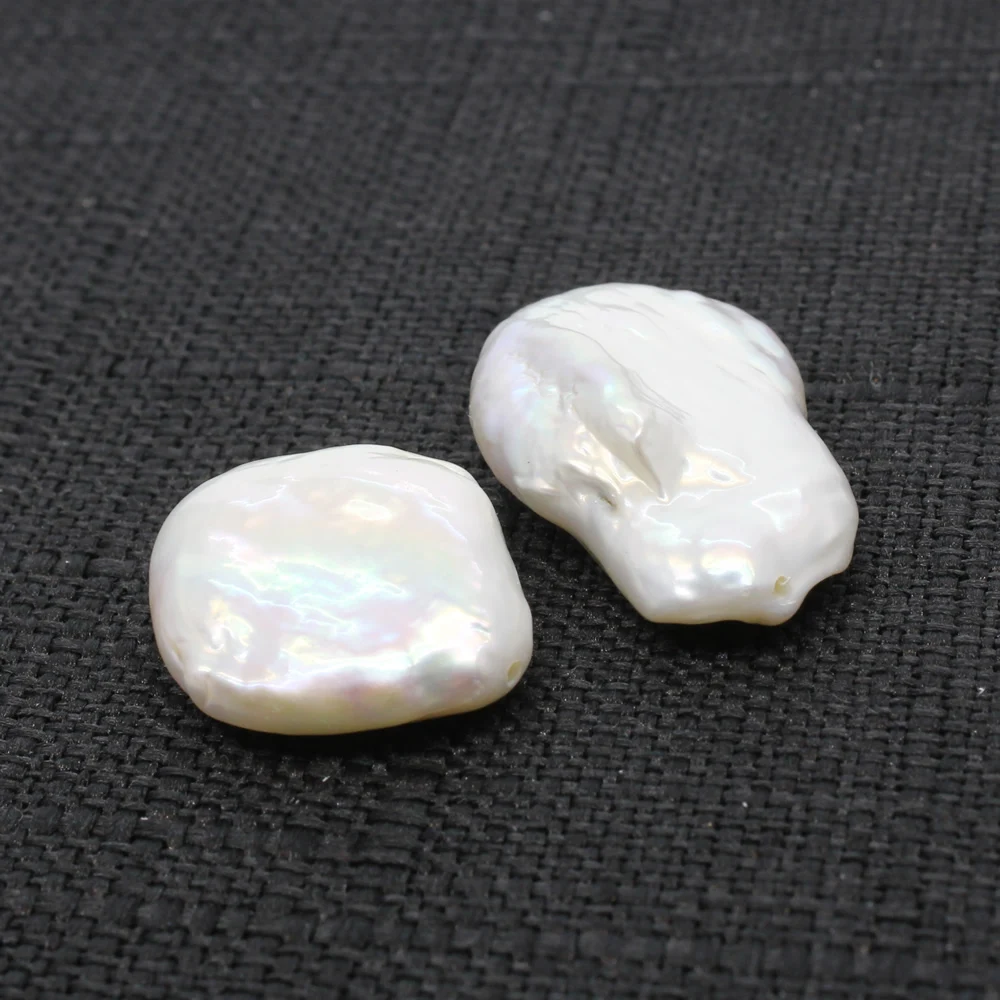 16pcs / valdybos natūralių gėlavandenių perlų 15-16mm baroko karoliukai ponios papuošalai priėmimo 