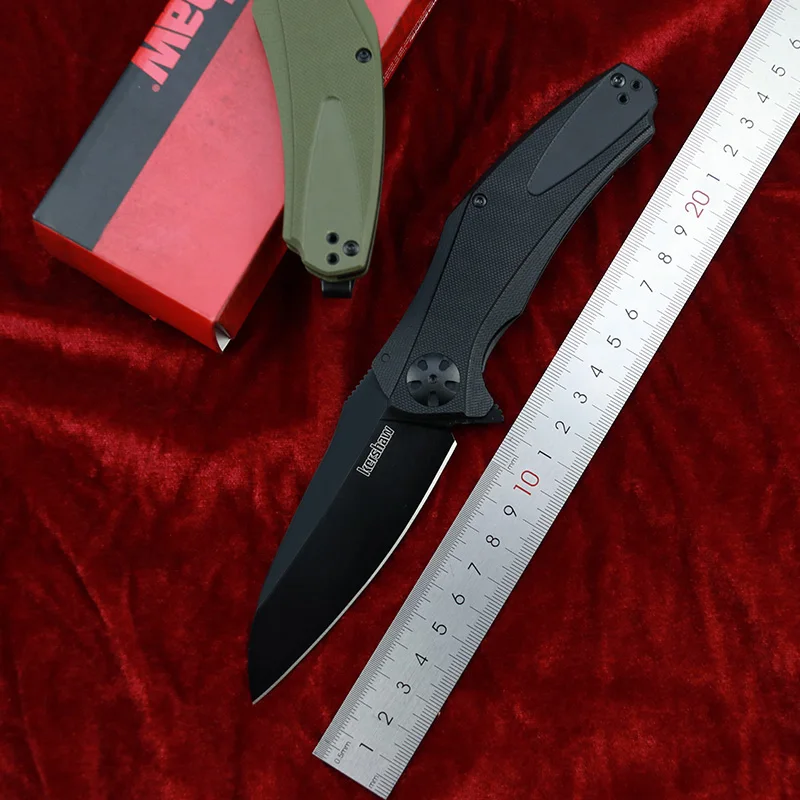 OEM Kershaw 7008 sulankstomas peilis 8Cr13Mov ašmenys G10+ plieno rankena kempingas medžioklės vaisių peilis EDC įrankis