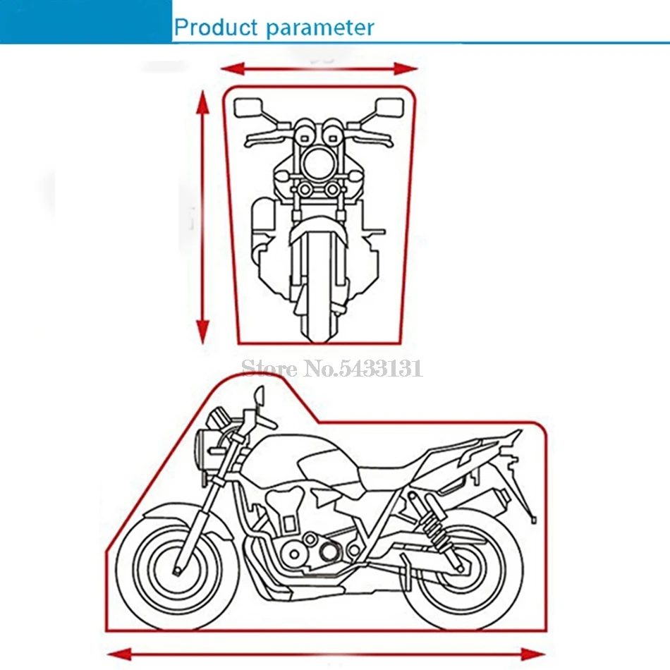 Motociklų aksesuarų padengti uv-anti vandeniui už Emblema Harley Af18 Cb1000R Reikmenys Motociklų Bmw R 1200 Gs