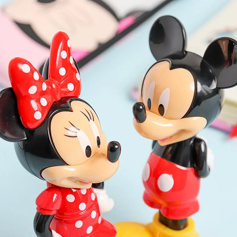 Disney Originali Raštinės reikmenys Mickey Minnie Studentų Modeliavimo Pen Kūrybos Mielas Animacinių filmų 3D Tušinukas ABS Lukštais Kulka 0.5