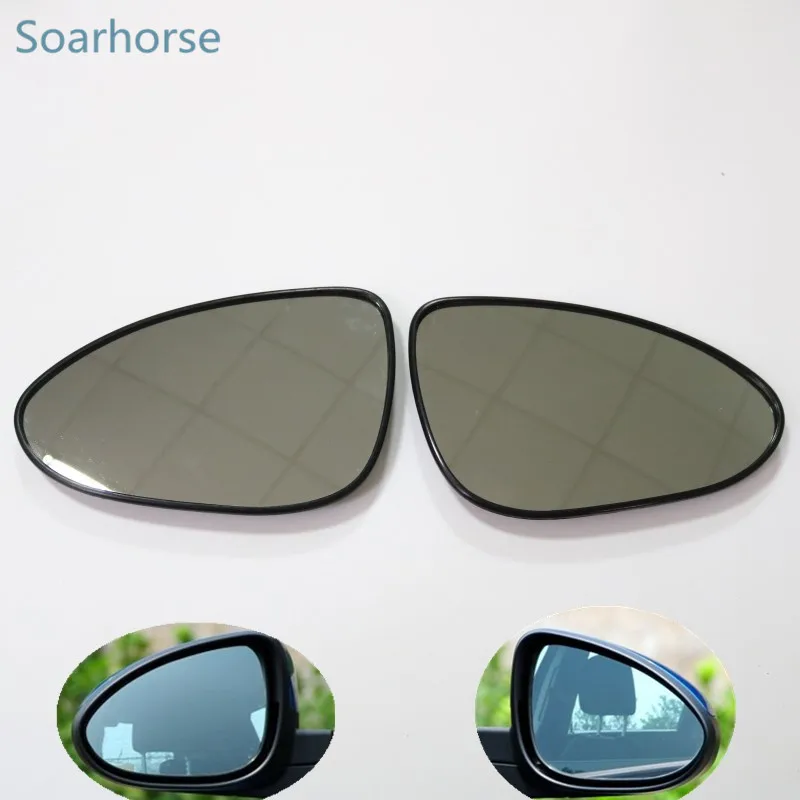 Soarhorse už Chevrolet Aveo valdomi išoriniai veidrodėliai stiklo Automobilio šoninis galinio vaizdo veidrodis, stiklinis lęšis Su šildomomis funkcija