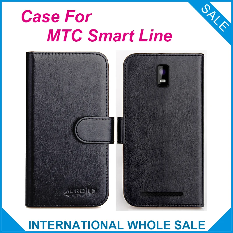 MTC Smart Line Atveju 6 Spalvų Apversti laiko Tarpsnių Odos Piniginės Atvejais MTC Smart Line Padengti Lizdus Telefono Maišelį Kredito Kortelės