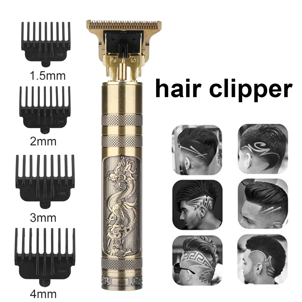 T9 Vyrų Skustuvas Skaitmeninis Plaukų Žoliapjovės Įkraunamas Elektrinis Plaukų Clipper Vyrų Belaidžius Šukuosena, Reguliuojami Keraminiai Ašmenys Grožis
