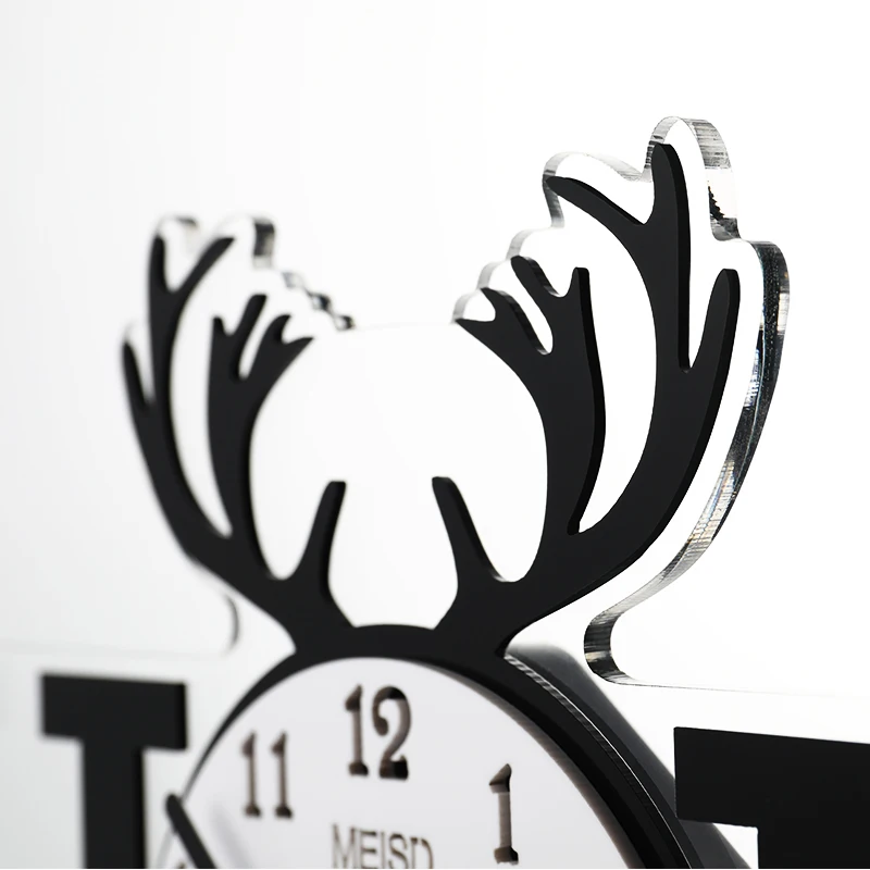 NAMŲ Stalo Laikrodis Modernaus Dizaino Stalas Žiūrėti 3D Akrilo Laikrodis Namų Dekoro Tylus Gyvenamasis namas Studijuoti Kambarys lentelė derliaus Žiūrėti