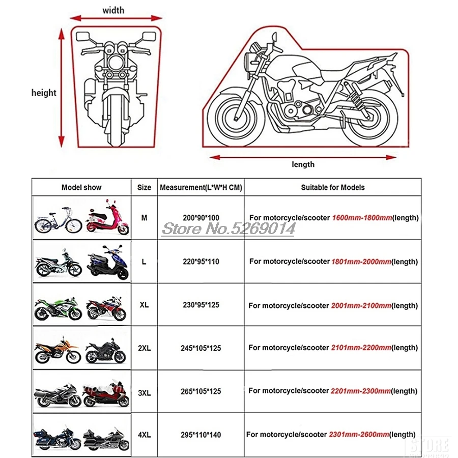 Motociklo apima UV anti 250 yamaha xjr 1200 harley davidsons softail z900 2018 vtr1000f suzuki v-strom honda nc 700 x KTM