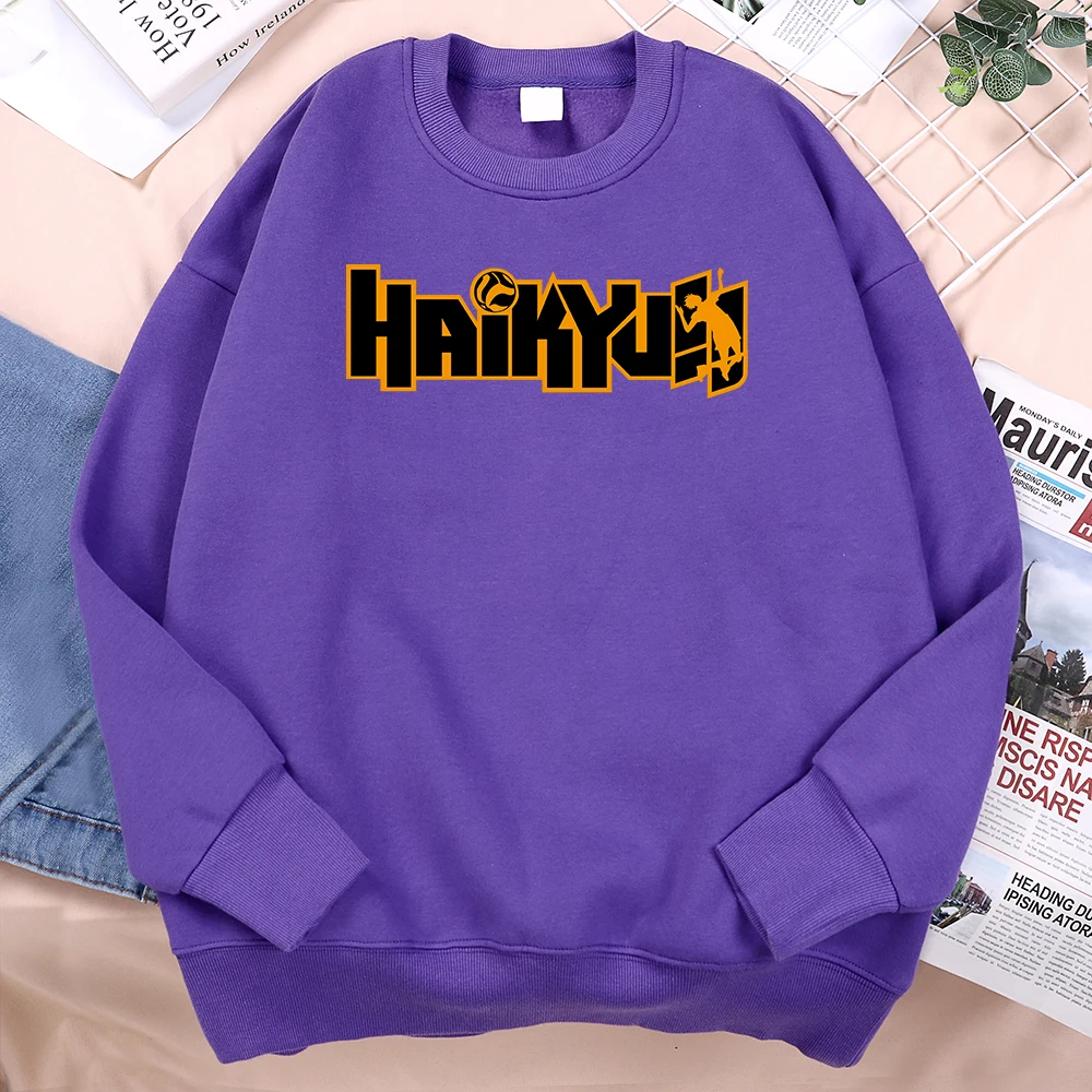Haikyuu spaudinių hoodies harajuku mados Megztiniai Vyrams Klasikiniai Anime Vyrų marškinėlius Aukštos Kokybės Šiltas, O Kaklo negabaritinių hoodie