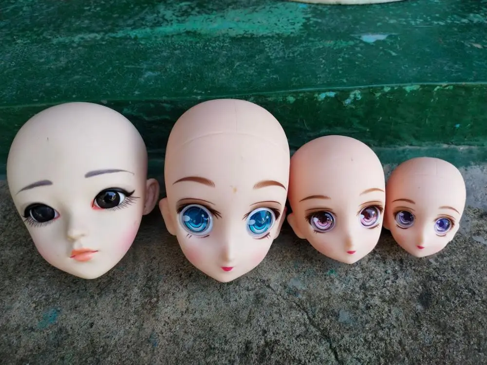 BJD Doll Galvos 24CM į Akis Mergaitės Iki Praktikos Lėlės Vadovai Dalys, 26 Sąnarių Lėlės Priedai Kokybės BJD Doll Vadovai Su Akimis