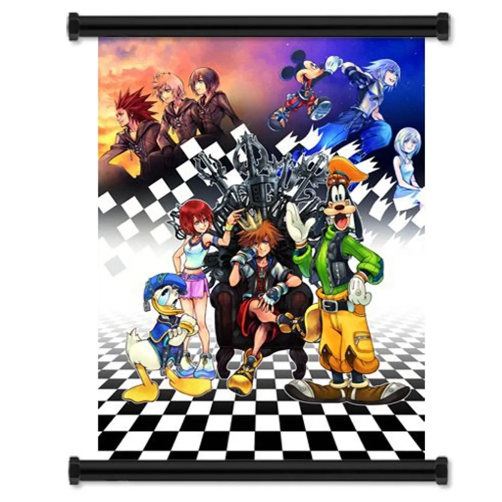 Kingdom Hearts Plakatas Anime Žaislai Modelis Dekoro Namų Sora Riku Ventus Aua Sienos Pažymėkite Figūrėlių, Kolekcines, Brinquedos Figma