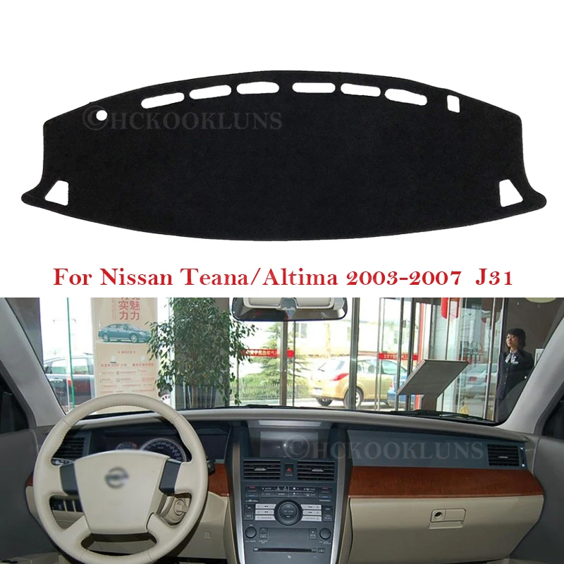 Prietaisų skydelio Dangtelis Apsauginis Padas Nissan Teana J31 2003~2007 Altima Automobilių Reikmenys galiniu langu skėtį nuo saulės Anti-UV Kilimų 2006
