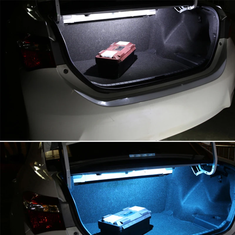 8pcs Automobilių Žemėlapis Dome LED Salono Apšvietimas Licenciją Plokštelės Šviesos 