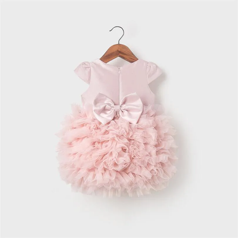 1-ojo Gimtadienio Baby Girl Dress Tutu Nėrinių Princesė Vestuvių, Vaikams, Suknelės Mergina Lankas Kūdikių Krikšto Suknelės Mergaitėms Kamuolys Suknelė
