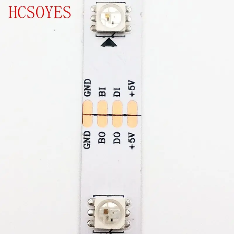 WS2813 led pikselių juostelė 1m/5m Dual-signalas 30/60/144 taškų/led/m,WS2812B Atnaujinta Juoda/Balta PCB,IP30/IP65/IP67 DC5V