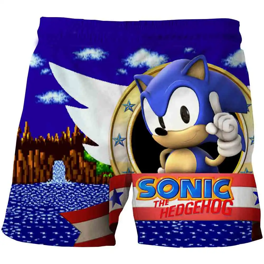 2020 Nauja mada vaikams 3D Sonic the Hedgehog Trumpos kelnės mergaitėms, Berniukams Vasarą ir rudenį mergaitėms Atsitiktinis Palaidų Kankina poliesteris
