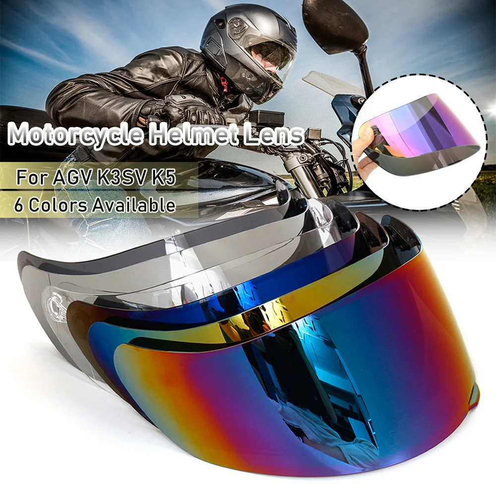 Visą veidui UV Motociklo Šalmas Tinka AGV K3SV K5 Motociklo Šalmas Anti-nulio Skydeliu