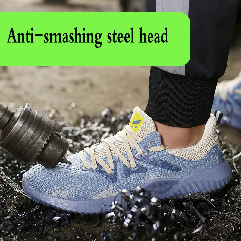 Anti-smashing Anti-piercing saugos batai Plaukioja Austi Darbo Draudimo Batai Lengvas, Kvėpuojantis Tinklelio, Sporto, Darbo Batai