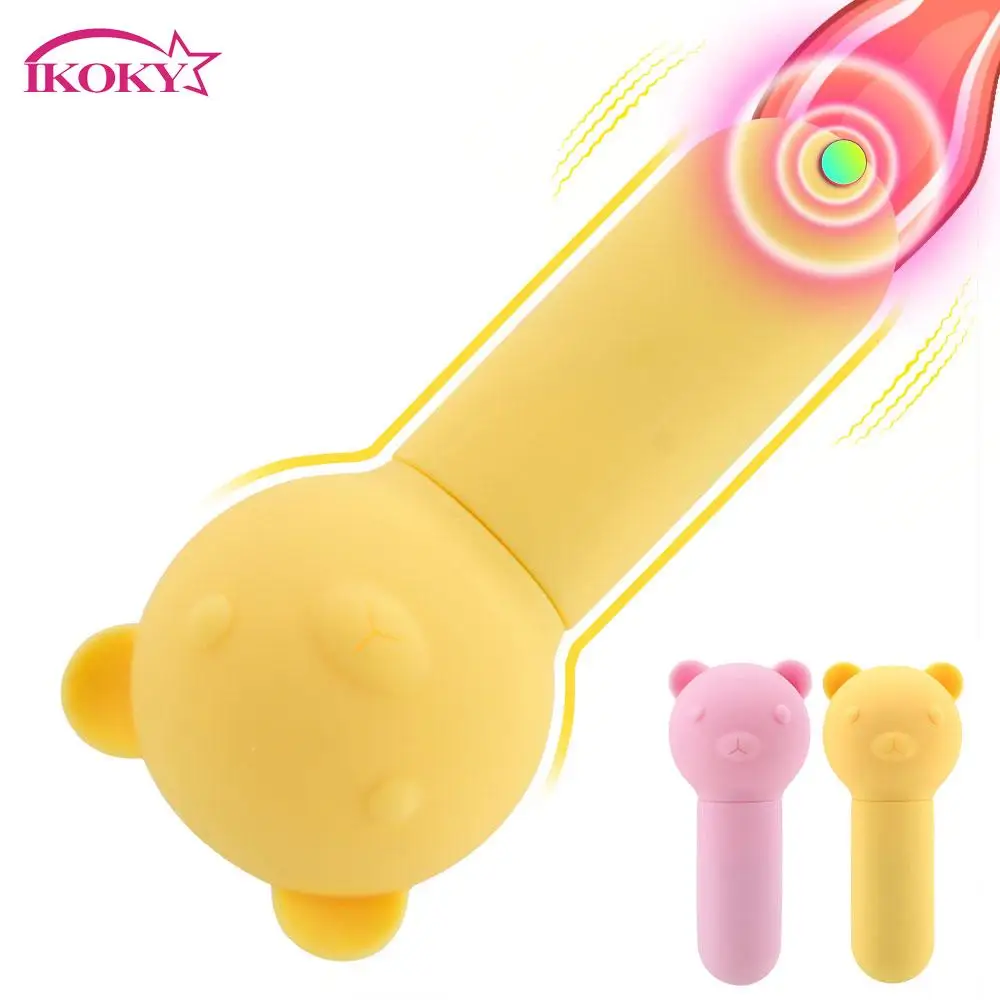 IKOKY 10 Dažnio Kulka Vibruojantis Kiaušinis Klitorio Stimuliatorius USB įkrovimo G-spot Massager tiek tenka Vibratorius, Sekso Žaislai Moterims