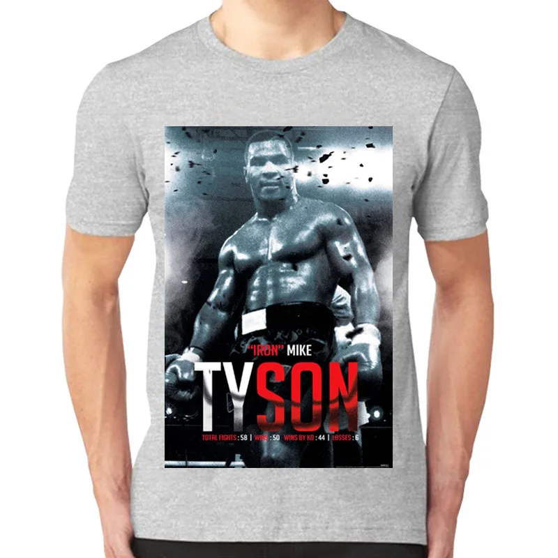 Bokso čempionas Mike Tyson Plakatas Užsakymą Jubiliejų, T-marškinėliai, Unisex Vasaros T-shirt