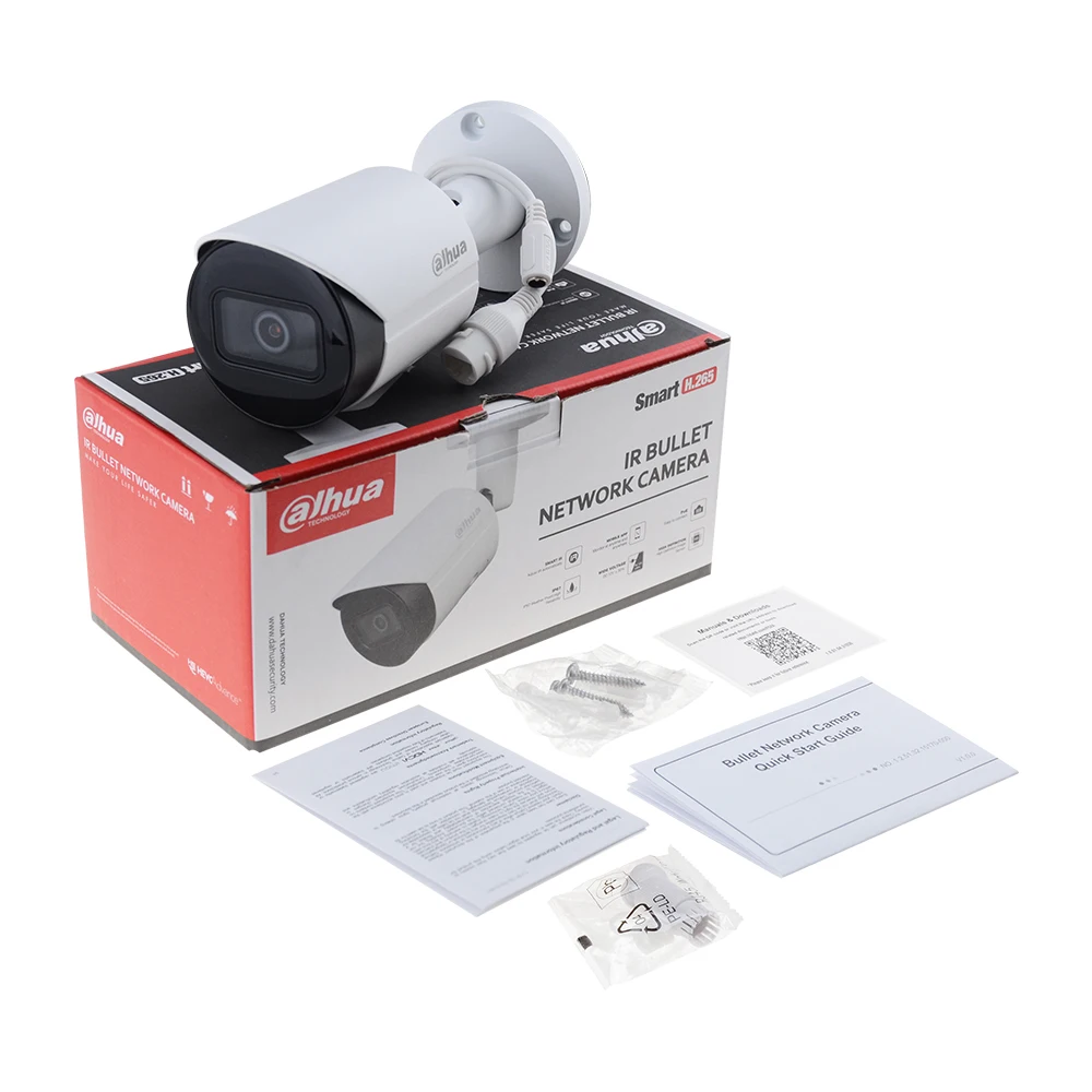 Dahua IP Kamera 8MP 4K PoE IR Kulka IPC-HFW2831S-S-S2, Su SD Kortelės Lizdas, IVS Onvif IP67 Žvaigždės CCTV Saugumo Kameros Lauko