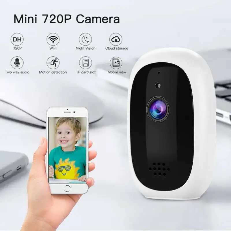 HD 720p Namų Apsaugos Kamera Kūdikio verksmą Aptikimo Dizaino Naktinio Matymo WIFI Bevielio IP Apsaugos Stebėjimo Sistemos namą