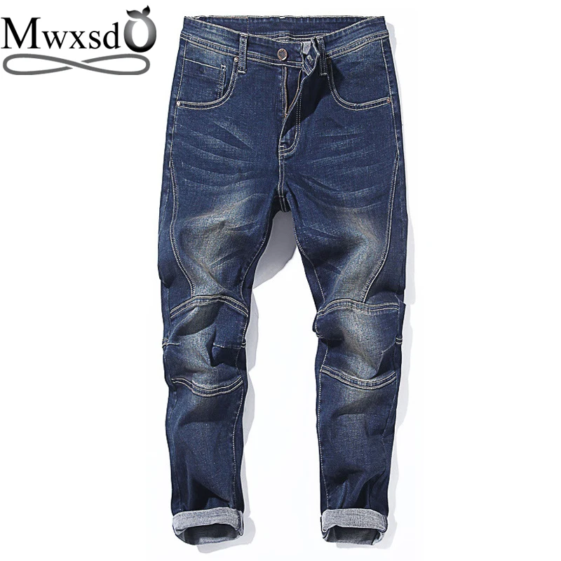 Mwxsd vyrų džinsai, Kelnės, Vyriškos mados Medvilnės džinsinio audinio Kelnės Pavasario, Rudens vyriška elastingumą džinsai kelnių vyrų black džinsai