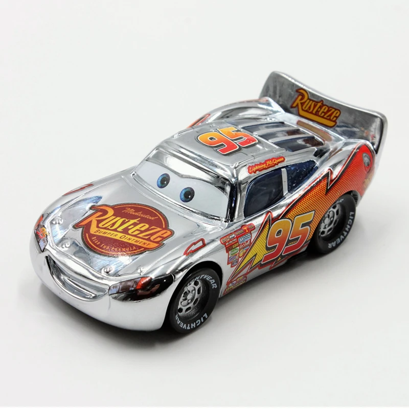 Disney Pixar Automobilių Animacinį Filmą 1:55 Metalo Diecast Sidabro Danga Žaibas Mcqueen Žaislas, Automobilių Naujos Prarasti Žaislai Vaikams Dovanų