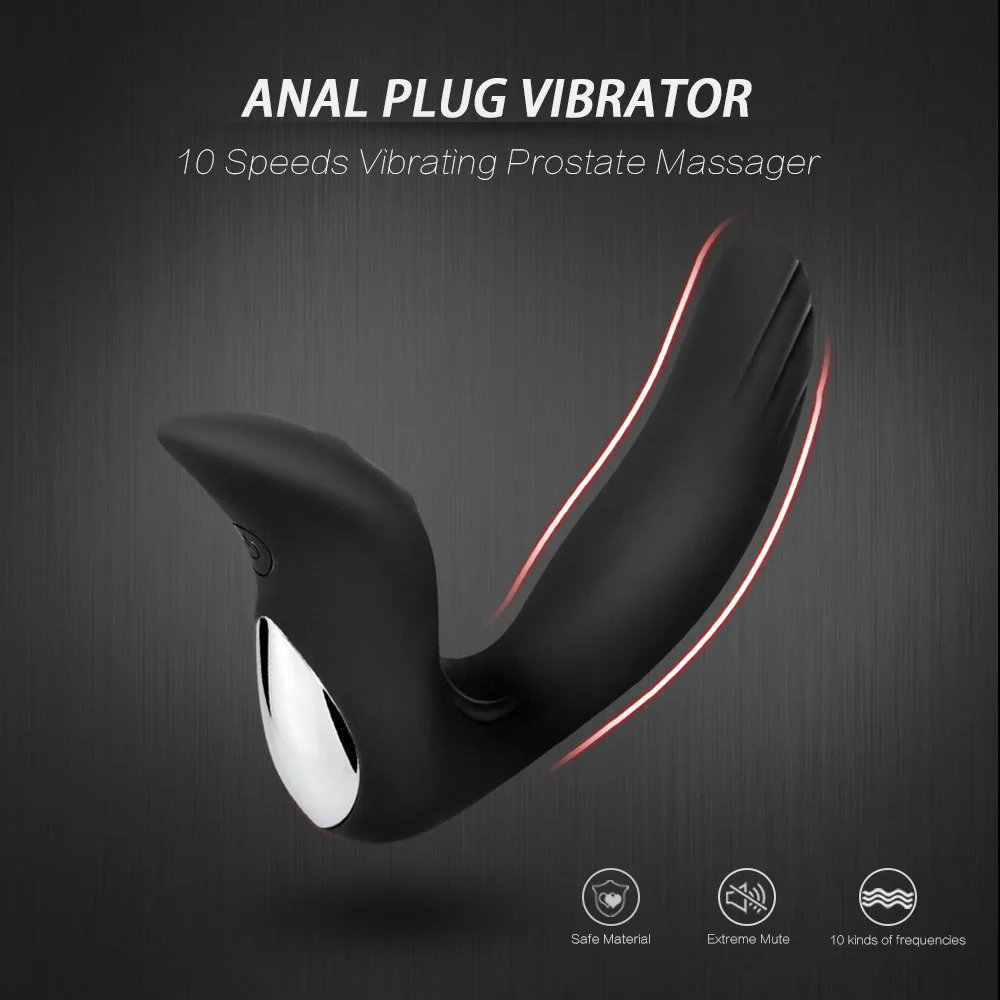 Vyrų Prostatos Masažas Analinis Vibratorius USB Suaugusiųjų Vibratorius, Sekso Žaislai Masturbator Vyrams, Analinis Kaištis Butt Plug Gėjų Sekso Produktai
