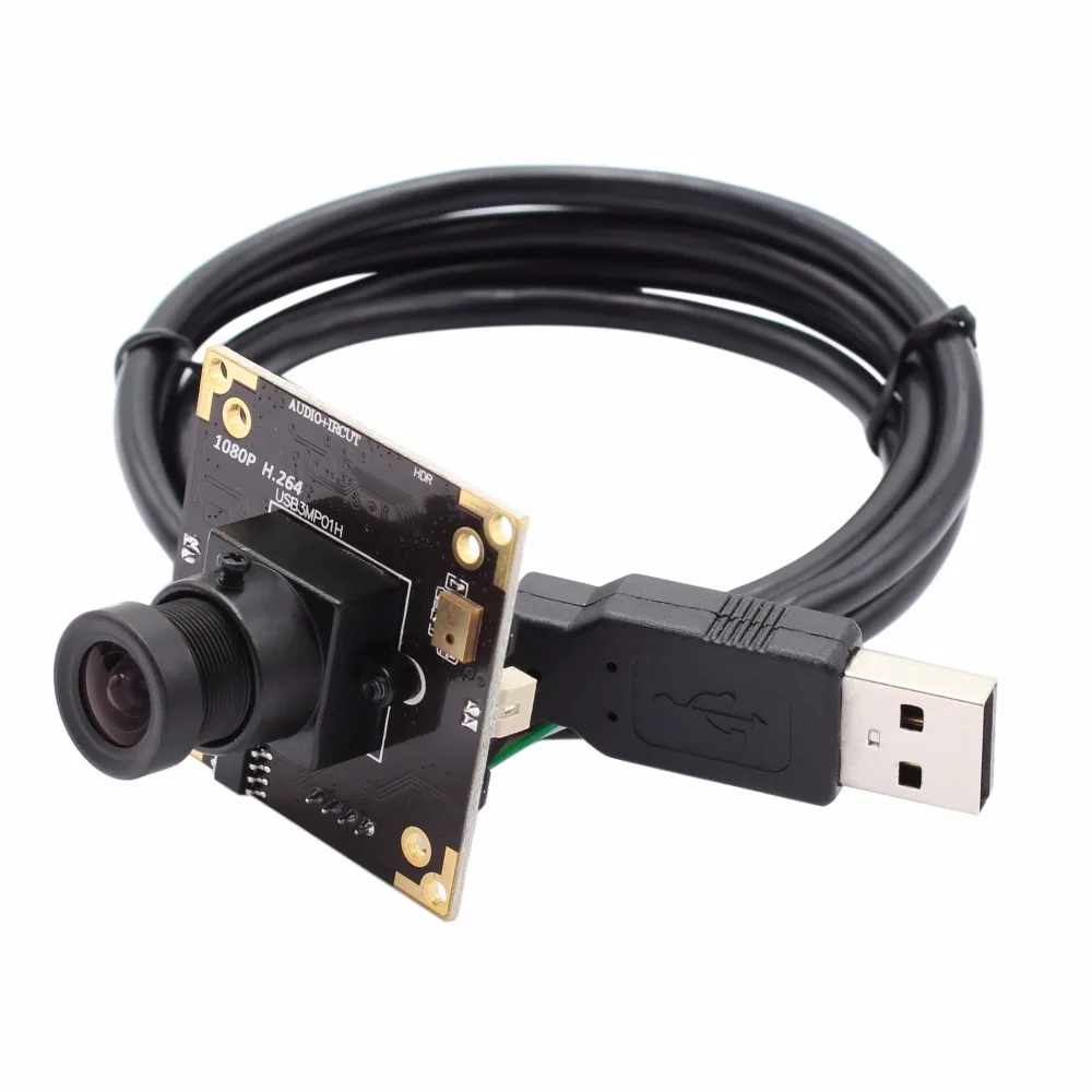 3MP 2048X1536 WDR USB Kameros modulis 1/3 Aptina AR0331 Spalvų CMOS Jutiklis H. 264 mini vaizdo kamera lenta su skaitmeninio garso