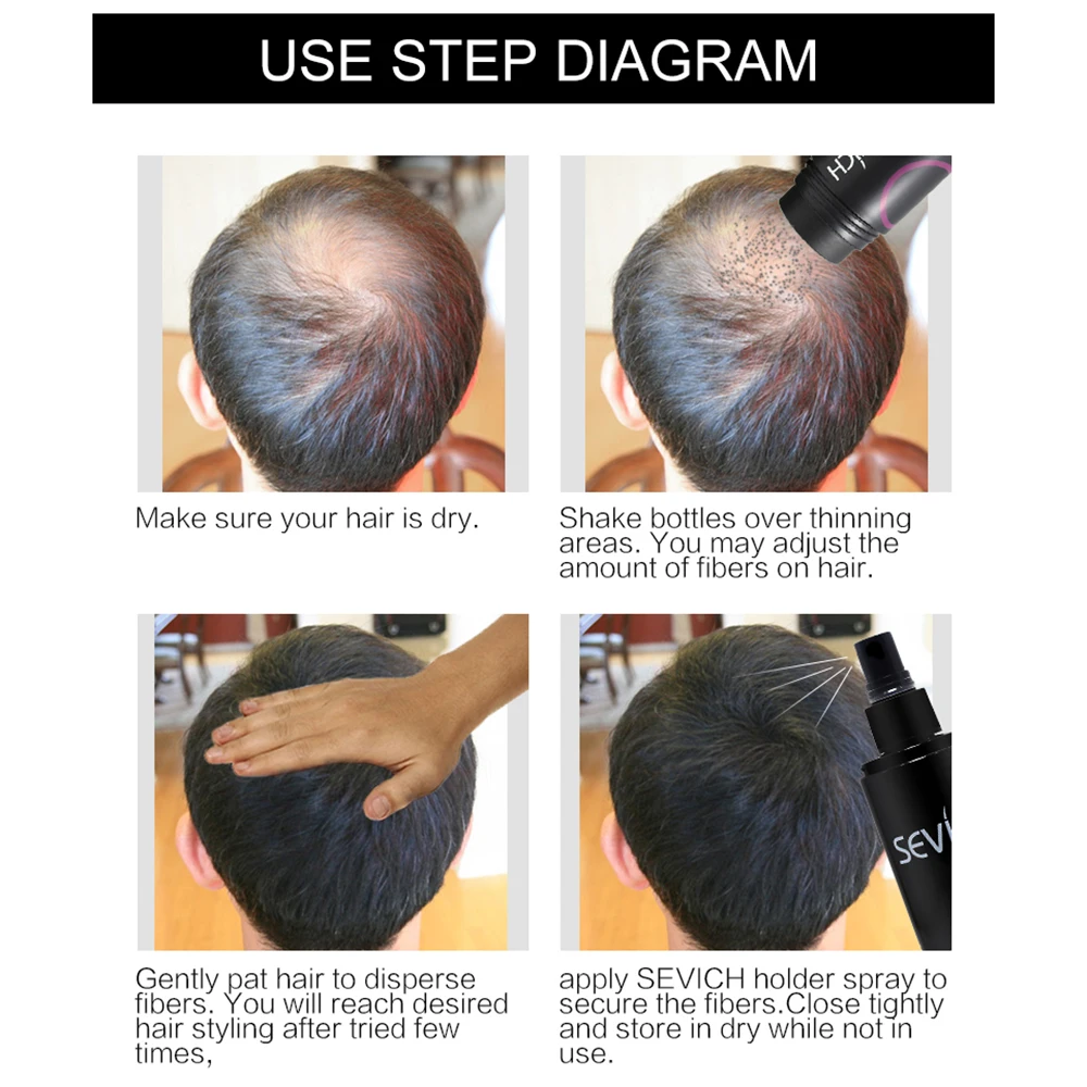 12g Plaukų Augimą Pluošto Sustorėjimas Kirpimas Stiliaus Pluošto Purškimo Aplikatorių Plaukų Slinkimas Miltelių Maišymo Pratęsimo Galvos Naudoti TSLM1