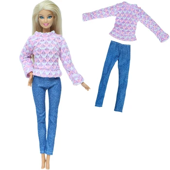 10 Set/Daug Mados Drabužių Derinys Stiliaus Suknelė Šalis Sijonas Kasdien Laisvalaikio Drabužiai Aksesuarai Drabužius Barbie Lėlė Baby Princess Žaislas