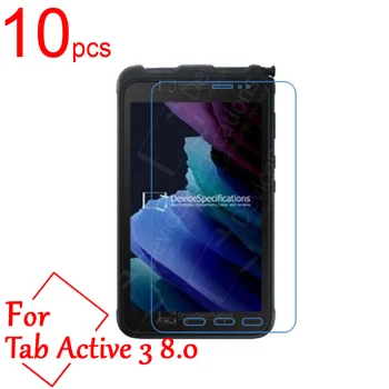 10vnt/daug Blizgus Ultra Clear/Matinis/Nano LCD Screen Protector Cover for Samsung Galaxy Tab Aktyvių 3 8inch Tablet Apsauginės Plėvelės