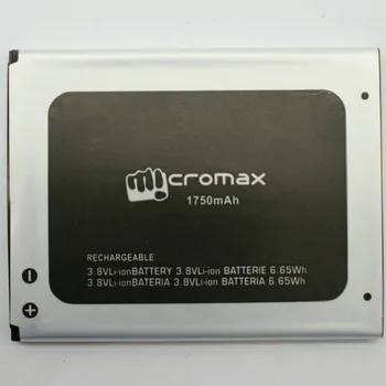 1750mAh Baterija Micromax Q414 Drobės Blaze 4G+/ Q424 Varžtas Baterijas + stebėti kodas