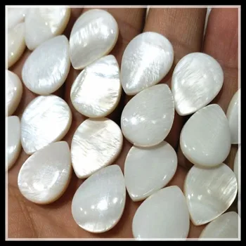 30pcs pobūdžio korpuso granulių motina perlų karoliukai viršuje gręžti ašara formos dydis 13x18mm mados 
