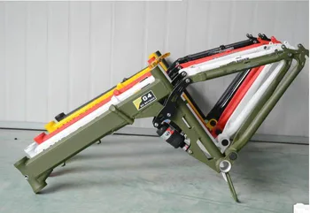 44mm dviračių dalys Kalnų dviratis aliuminio lydinio rėmas 26er 26*17inch MTB rėmas Sulankstomas minkštas uodega rėmelį