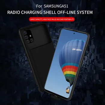 7000mAh Išorinio Maitinimo Banko Baterija Dangtelis Įjungimo Atveju, Samsung Galaxy A71 /A51 5G Baterija Atveju Magnetinio Baterijos Kroviklis Atveju