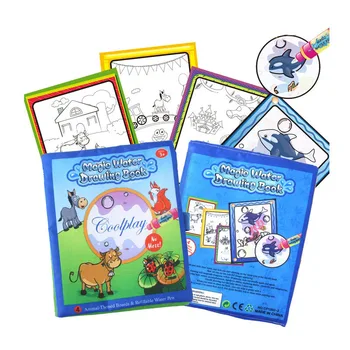 Daugkartinio naudojimo Magija Vandens Piešimo Knygos, Spalvinimo Knyga Piešimo Žaislai, Edukaciniai Žaislai Vaikams Gimtadienio Dovanos