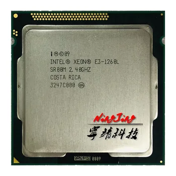 Intel Xeon E3-1260L E3 1260L E3 1260 L 2.4 GHz Quad-Core Aštuonių Branduolių 45W CPU Procesorius LGA 1155