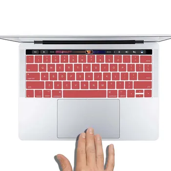 KK&LL Apple Macbook 2016 2018 Pro 13 15 jutiklinis baras A1706 A1989 A1707 A1990 A2159 Silikoninis Vandeniui MUMS Išdėstymo Klaviatūros Viršelis