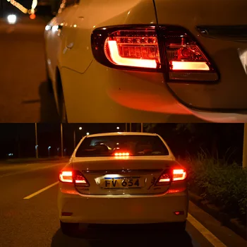 LED užpakalinis Žibintas Toyota Corolla 2011 2012 2013 Kairės ir Dešinės pusės LED Uodega Lempos Veikia Šviesos Atbuline Lempa