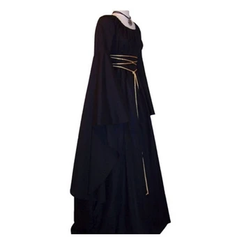Naujas Victoria Viduramžiais Dress Helovinas Kostiumai Moterims Viduramžių Cosplay Vampyras Velnio Nuotaka Šalies Teismo Karnavalas Suknelės