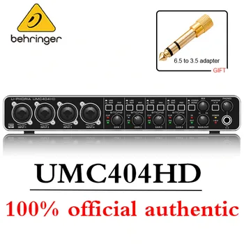 Originalus autentiškas BEHRINGER UMC404HD profesionalus studija-klasės USB išorinių garso kortelių įrašymo nustatyti kompiuterį