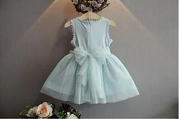 Pasakos mergina boutique suknelė su kalnų krištolas diržo baby girl kaimiškas gėlių nėrinių suknelė vaikų vasaros vest tutu suknelė drabužius