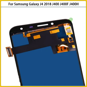 Samsung Galaxy J4 2018 J400 J400F J400H J400P J400M LCD Ekranas Jutiklinis Ekranas Skydelis skaitmeninis keitiklis Asamblėjos Pakeitimo